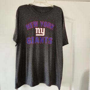 MEN'S PRO LINE NEW YORK GIANTS GRAY T-SHIRT SIZE XL